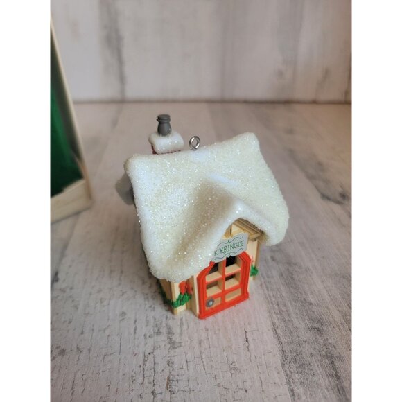 Hallmark Santa's Workshop ornament Xmas glitter vintage - Picture 4 of 8